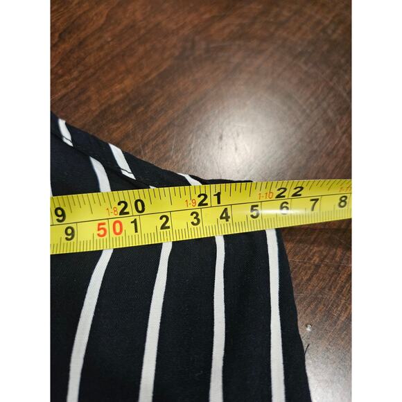 Andree by Unit Embroidered Floral Striped Sleeveless Sz 1X Trapeze Tank - Picture 6 of 7